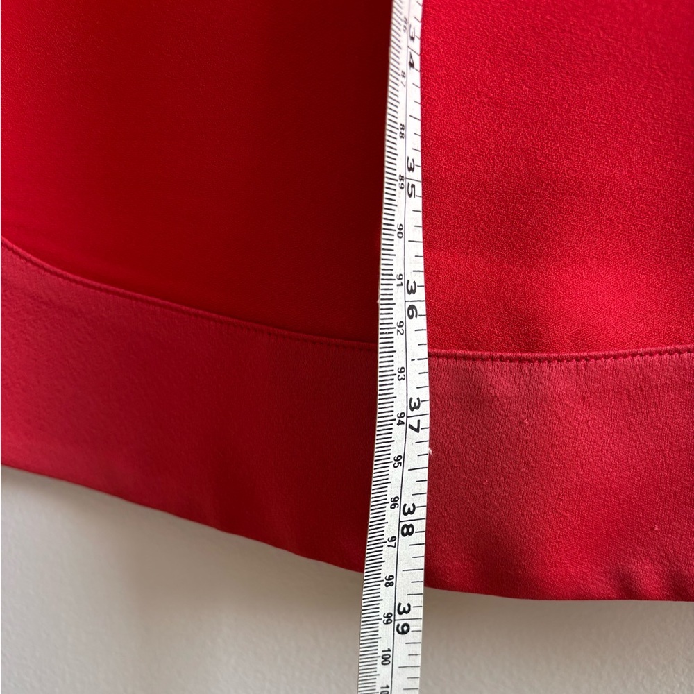 Banana Republic Coral Red Sheath Dress with 3/4 Flutter Sleeves - Picture 10 of 10